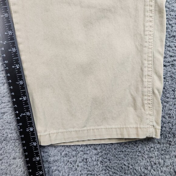 Wrangler Khaki Cargo Pants Men's 34x31 Relaxed Fit Y2K Combat Skate Workwear - Picture 5 of 8